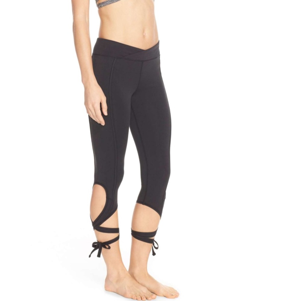 Free People Turnout Tie Capris